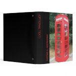 British Red Telephone Box binders
