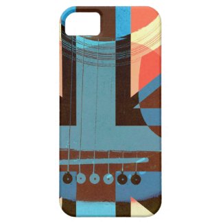 british rock acoustic guitar collage iPhone 5 cases