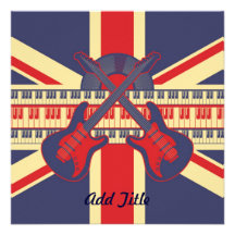 British Rock - Card Invitation