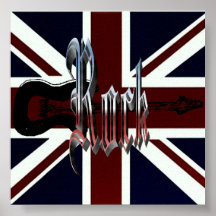 BRITISH ROCK PRINT