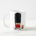 British Royal Guard and Dog Funny Mug mug