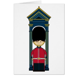 British Royal Guard Card card