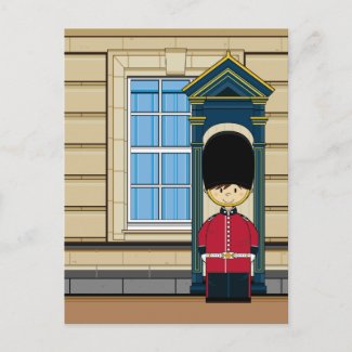 British Royal Guard Postcard postcard