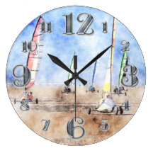 British Sand Yachting Competition Round Clock