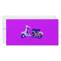 British scooter custom photo card