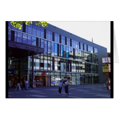 British Shopping Mall Greeting Card by janMarco
