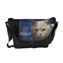 British Short Hair Cat Messenger Bag messenger bags