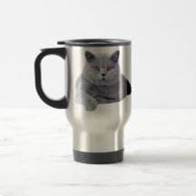 British shorthair cat coffee mug