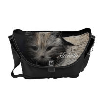 British Shorthair Fractal Messenger Bag messenger bags