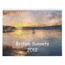 British Sunsets 2012 Calendar