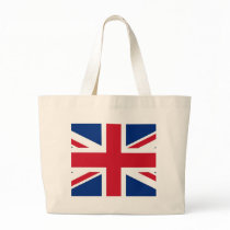 British - UK - Great Britain - Union Jack flag Tote Bag