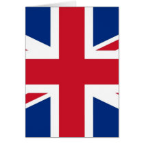 British - UK - Great Britain - Union Jack flag Greeting Cards