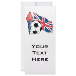 british UK soccer pride Rack Card Template