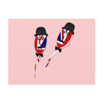 British Union Jack sperm postcards by LIMEYBOY British Union Jack sperm postcards