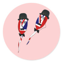 British upper class Union Jack British sperm stickers by LIMEYBOY British upper class Union Jack British sperm stickers