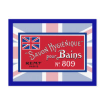 British Vintage Soap Label postcards