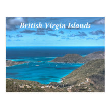 British Virgin Islands Bay Postcard