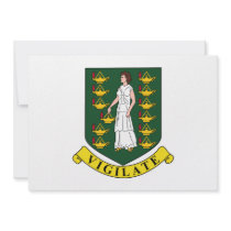 British Virgin Islands Coat of Arms Invitations