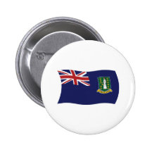British Virgin Islands Flag Button