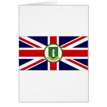 British Virgin Islands Flag Card