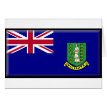 British Virgin Islands Flag Card