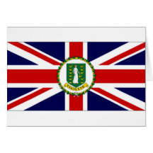 British Virgin Islands Flag Cards