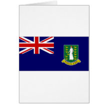 British Virgin Islands Flag Greeting Card