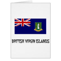 British Virgin Islands Flag Greeting Card