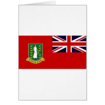 British Virgin Islands Flag Greeting Cards
