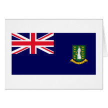 British Virgin Islands Flag Greeting Cards