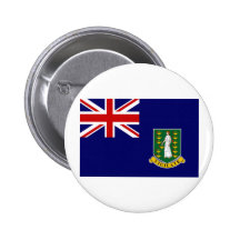 British Virgin Islands Flag Pinback Button