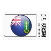 british virgin islands flag postage