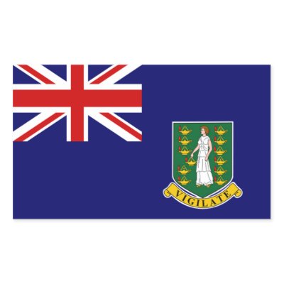 British Virgin Islands Flag Stickers