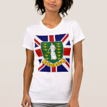 British Virgin Islands High quality Flag Tee Shirts