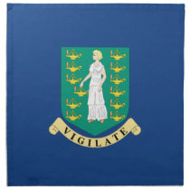 British Virgin Islands Printed Napkins