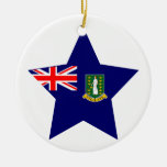 British+Virgin+Islands Star Ornaments