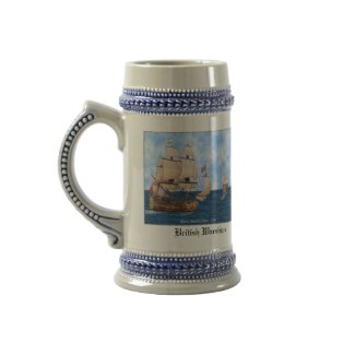 British Warship Anantomy Stein mug
