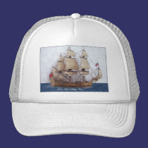 British Warship At Sea hats