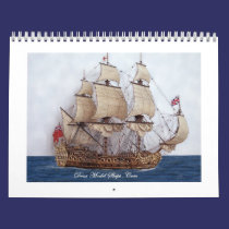 British Warship Wall Calendar calendars