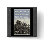 British World War 2 Poster Pinback Button
