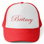 BRITNEY Name Branded Personalised Gift Hat