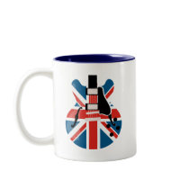 Britpop Guitar mugs by tshirtypoo Britpop Guitar mugs