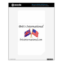 Brits International in White Skin For The NOOK Color