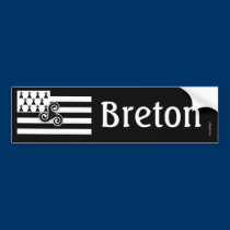 Brittany Flag (Breton) bumper stickers