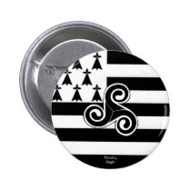 Brittany Flag (Breton) buttons