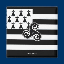 Brittany Flag (Breton) magnets