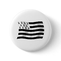 Brittany Flag Button
