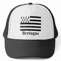 Brittany Flag with Name in French hats
