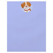 Brittany In Light Blue Oval flyers by doggydoodles Brittany In Light Blue Oval flyers