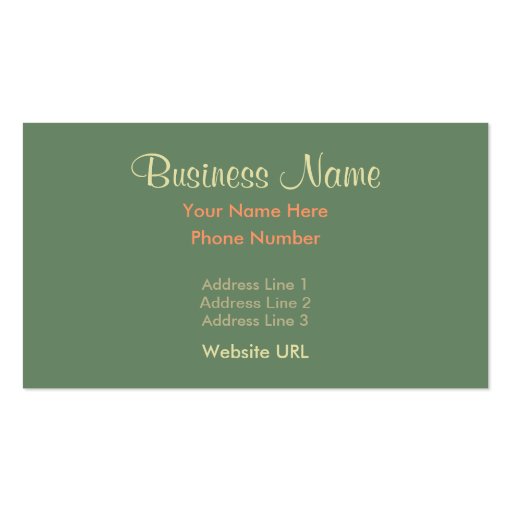 Brittany or Pet Industry Business Card (back side)